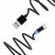 Кабель SkyDolphin S59KIT Magnetic USB - Lightning + microUSB + Type-C 1м, Black (USB-000547)