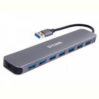 Концентратор USB3.0 D-Link DUB-1370/B2A Black 7хUSB3.0