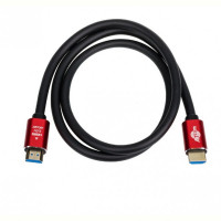 Кабель Atcom HDMI - HDMI V 2.0, (M/M), 3 м, Black/Red (24943)