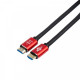 Кабель Atcom HDMI - HDMI V 2.0, (M/M), 3 м, Black/Red (24943)