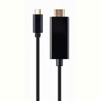 Кабель Cablexpert USB Type-C - HDMI (M/M), 2 м, черный  (A-CM-HDMIM-01) 