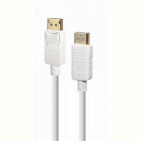 Кабель Cablexpert DisplayPort - DisplayPort V 1.2 (M/M), 1.8 м, белый (CC-DP2-6-W)