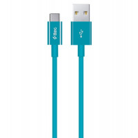 Кабель Ttec (2DK12TZ) USB - Type-C 1.2м, Turquoise