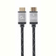 Кабель Cablexpert HDMI - HDMI V 1.4 (M/M), 1 м, черный/серый (CCB-HDMIL-1M) коробка