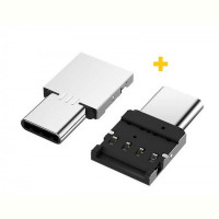 Адаптер XoKo AC-045 USB-USB Type-C Silver 2шт. (XK-AC045-SL2)