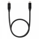 Кабель Edimax UC4 V2 USB-C-USB-C Thunderbolt3, 1.0м Black Up to 240W, 20V/5A Max. (UC4-010TB)