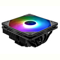 Кулер процессорный ID-Cooling IS-55 ARGB, Intel: 1700/1200/1151/1150/1155/1156, AMD: AM5/AM4, 120х120х55 мм, 4-pin PWM