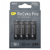 Аккумуляторы GP Recyko Pro 2000 (GP210AAHCB-2EB4) AA/HR06 NI-MH 2000 mAh BL 4 шт