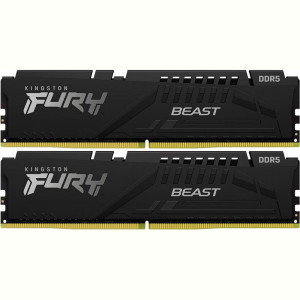 Модуль памяти DDR5  2x16GB/6000 Kingston Fury Beast Black (KF560C36BBE2K2-32)