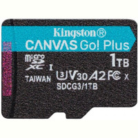 Карта памяти MicroSDXC 1TB UHS-I/U3 Class 10 Kingston Canvas Go! Plus R170/W90MB/s (SDCG3/1TBSP)