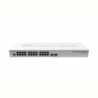 Коммутатор MikroTik CRS326-24G-2S+RM (24x1G, 2xSFP+, L3)