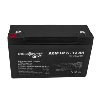Аккумуляторная батарея LogicPower LP 6V 12AH Silver (LP 6 - 12 AH Silver) AGM