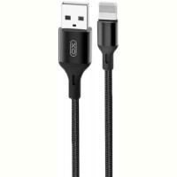 Кабель XO NB143 USB-Lightning 2.1A 1м Black (XO-NB143i1-BK)