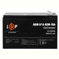 Аккумуляторная батарея LogicPower 12V 7AH (LP 6-DZM-7 Ah) AGM