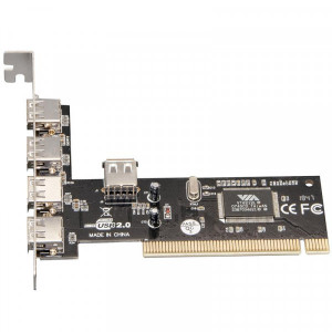 Контроллер Frime VT6212 (ECF-PCItoUSB001) PCI-USB2.0(4+1)