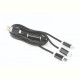 Кабель Cablexpert (CC-USB2-AM31-1M) USB BM - Lightning/MicroUSB/USB-C, 1м, черный