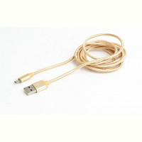 Кабель Cablexpert USB - Micro USB V 2.0 (M/M), 1.8 м, золотистый (CCB-mUSB2B-AMBM-6-G)