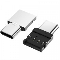 Адаптер XoKo AC-045 USB - USB Type-C (M/M) Silver (XK-AC045-SL)