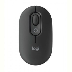 Мышь беспроводная Logitech Pop Mouse with Emoji Graphite (910-007412)