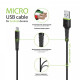 Кабель Intaleo CBFLEXM2 USB-microUSB 2м Black (1283126521430)