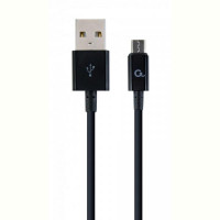 Кабель Cablexpert (CC-USB2P-AMmBM-1M) USB 2.0 A - microUSB B, премиум, 1м, черный