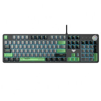 Клавиатура Aula Mechanical F2088 PRO Black/Gray, plus 9 Green keys KRGD blue (6948391234892)