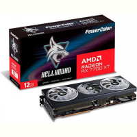 Видеокарта AMD Radeon RX 7700 XT 12GB GDDR6 Hellhound PowerColor (RX 7700 XT 12G-L/OC)