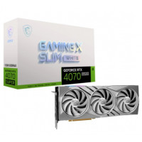 Видеокарта GF RTX 4070 Super 12GB GDDR6X Gaming X Slim White MSI (GeForce RTX 4070 SUPER 12G GAMING X SLIM WHITE)