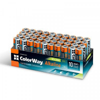 Батарейка ColorWay Alkaline Power AAA/LR03 Colour Box 40шт
