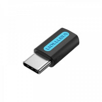 Адаптер Vention USB Type-C - micro USB (M/F) Black (CDXB0)