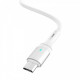 Кабель SkyDolphin S06V LED Smart Power USB - microUSB 1м, White (USB-000558)