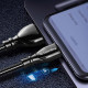 Кабель ColorWay USB-Lightning, 2.4А, 1м, Black (CW-CBUL013-BK)