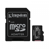 Карта памяти MicroSDXC 128GB UHS-I Class 10 Kingston Canvas Select Plus R100MB/s + SD-адаптер (SDCS2/128GB)