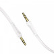 Аудио-кабель Borofone BL6 3.5 мм - 3.5 мм (M/M), 1 м, белый (BL6-1W)