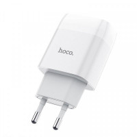 Зарядное устройство Hoco C72A Glorious (1USB, 2.1А) White (6931474712899)