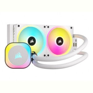 Система водяного охлаждения Corsair iCUE Link H100i RGB Liquid CPU Cooler White (CW-9061005-WW), Intel: 1700/1200/1151/1150/1155/1156, AMD: AM5/AM4, 277х120х27 мм