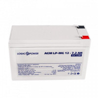 Аккумуляторная батарея LogicPower 12V 7.2AH (LPM-MG 12 - 7.2 AH) AGM мультигель