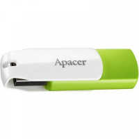 Флеш-накопитель USB 64GB Apacer AH335 White/Green (AP64GAH335G-1)