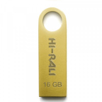 Флеш-накопитель USB 16GB Hi-Rali Shuttle Series Gold (HI-16GBSHGD)
