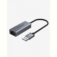 Сетевой адаптер Cabletime USB 100Mbps Ethernet, 0.15m,Space Grey (CB52G)