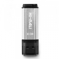 Флеш-накопитель USB 4GB Hi-Rali Stark Series Silver (HI-4GBSTSL)