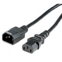 Силовой кабель PC-Monitor (перемычка) 0,75мм IEC C13-C14, 1,8 м.