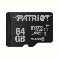 Карта памяти MicroSDXC  64GB UHS-I Class 10 Patriot LX (PSF64GMDC10)