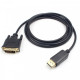 Кабель Prologix DisplayPort - DVI (M/M), 1 м, Black (PR-DP-DVI-P-04-30-1m)