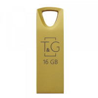 Флеш-накопитель USB 16GB T&G 117 Metal Series Gold (TG117GD-16G)
