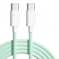 Кабель Apple Woven Charge USB Type-C - USB Type-C, 1м, Green (K28437)