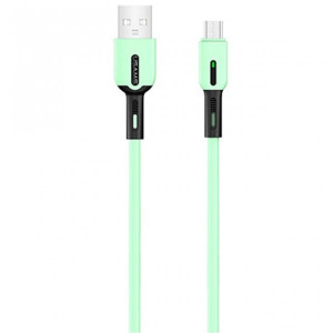 Кабель Usams US-SJ432 USB - Micro USB, 1 м, Mint (SJ432USB03)