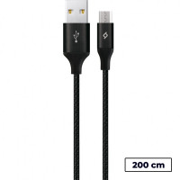 Кабель Ttec (2DK21S) USB - мicroUSB AlumiCable XL, 2м, Black