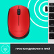 Мышь беспроводная Logitech M171 Red/Black (910-004641)