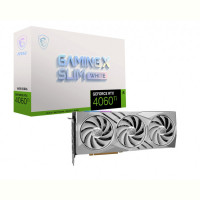 Видеокарта GF RTX 4060 Ti 16GB GDDR6 Gaming X Slim White MSI (GeForce RTX 4060 Ti GAMING X SLIM WHITE 16G)